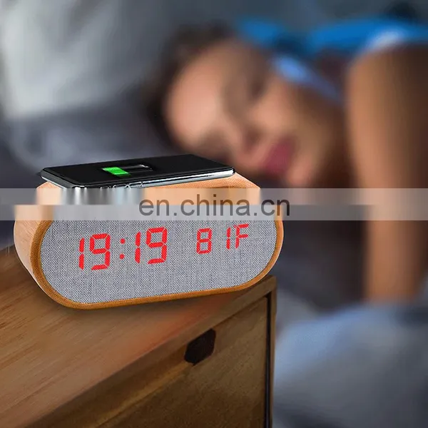 Wooden Wholesale the Coolest Gym Training Office Table Desk Small Digital Decorative Bed Side Kids Clocks photo-2