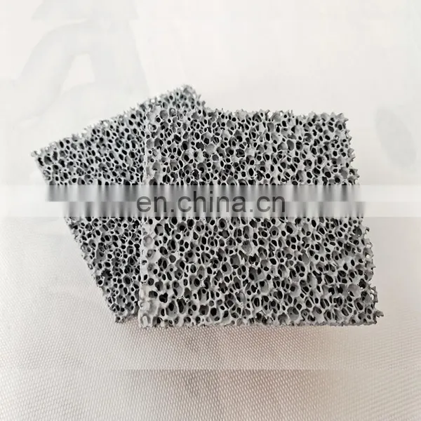 OEM Casting Silicon Carbide Foam Ceramic Filter Alumina Ceramic Foam Filter Plate photo-3