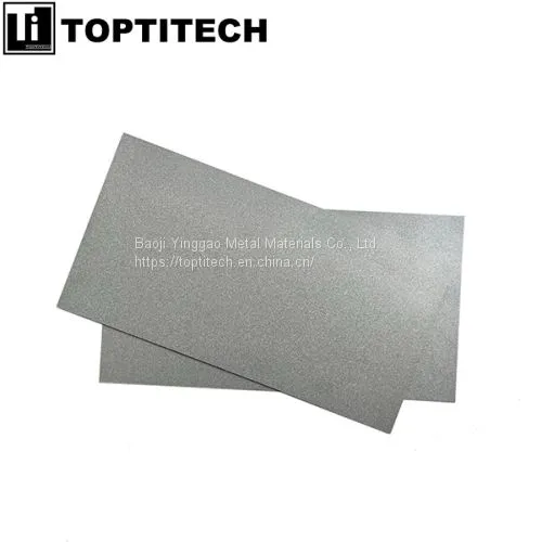 0.5mm Sintered Porous Titanium Sheet Porous Transport Layers for PEM Electrolyzers photo-3