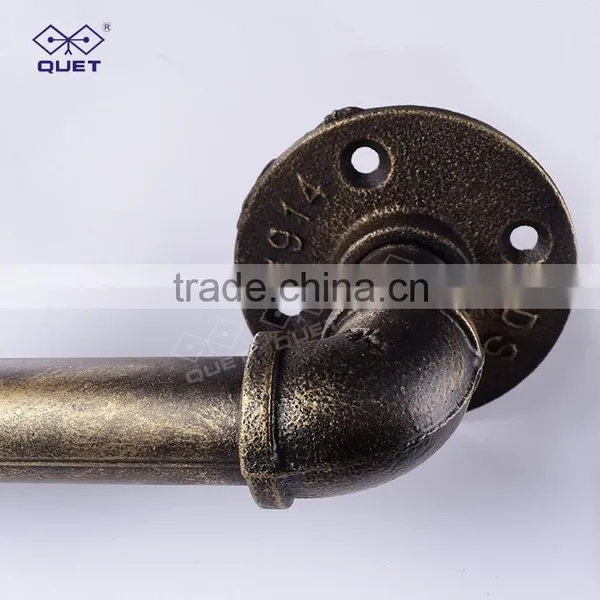 Simple Metal Water Pipe Industrial Vintage Style Edison Bulbs Light photo-3