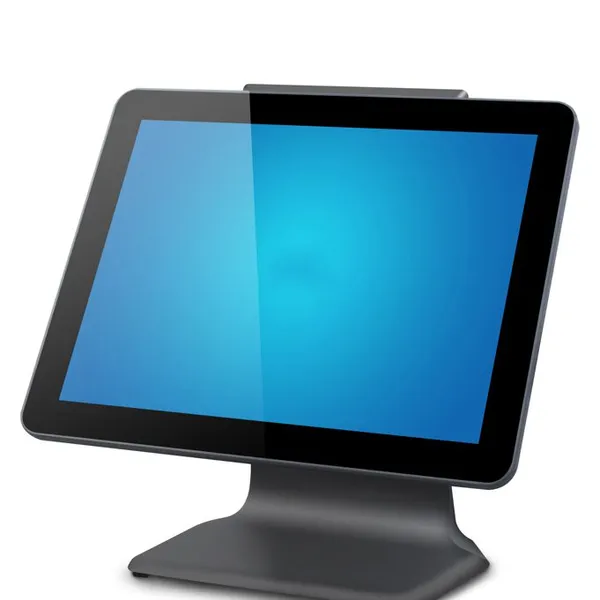 New Design 15 Inch Computer All in One POS System Device Cash Register Terminal Machine photo-5