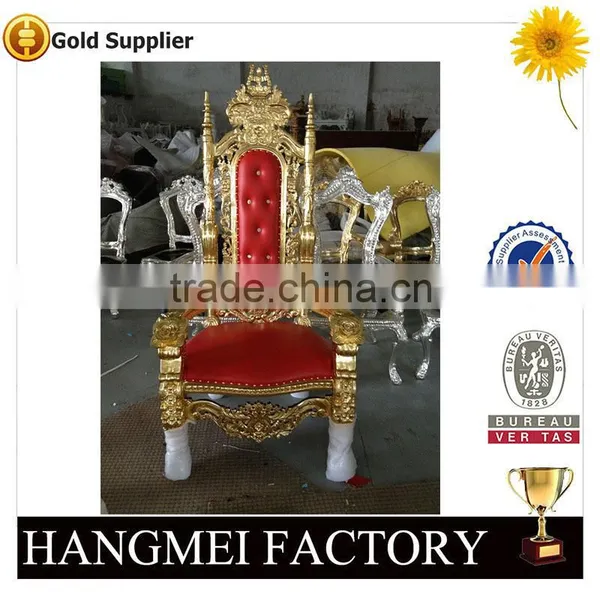 Top Quality Baroque Queen Throne King Chair For Wedding photo-3