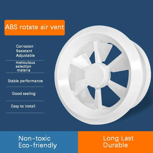 Fan Blade Air Diffuser Rotate Air Outlet Diameter 315 mm Air Flow Volume Adjustable