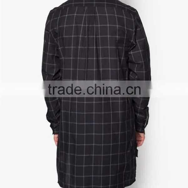 2016 Long Winter Jackets for Men Latest Fashion Plaid Jackets photo-4