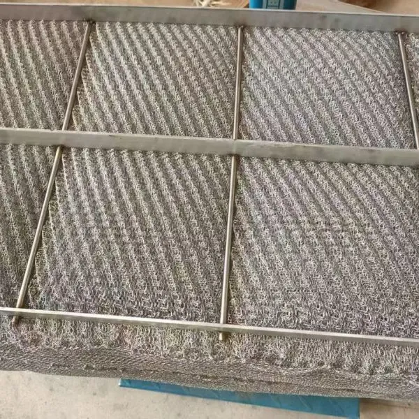 304 Stainless Steel Knitted Wire Mesh Demister Gas-Liquid Separation Filter Screen With Welding & Bending Services photo-5