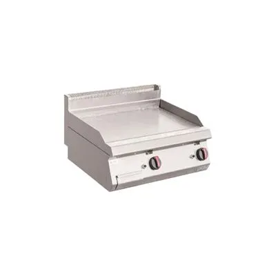60x62cm Restaurant-Grade Countertop Gas Griddle with Adjustable Flame Control