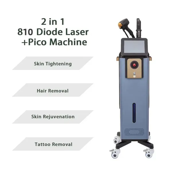 Professional 2-in-1 Spa Machine for Laser Hair & Tattoo Removal With 810nm Diode photo-2