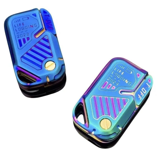 Magnetic Push Card EDC Fidget Toy Zinc Alloy Mechanical Stress Relief Gadget