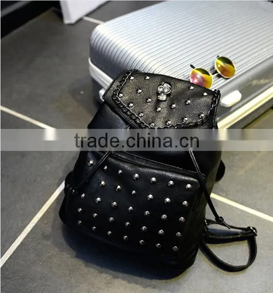 Bag Pack for Girls Wholesale Backpack PU Leather photo-4