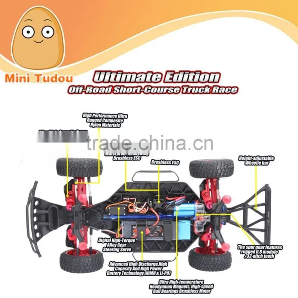 1/10 SCALE Waterproof 4WD 2.4GHZ RC Car LEMO HIGH SPEED RC TRUCK photo-3