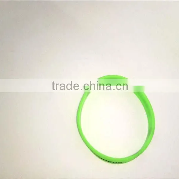 Popular Design Durable Letter Wristbands Silicone Thin Bracelet Manufacturer photo-4