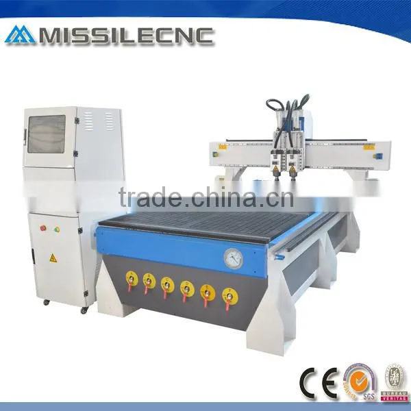 China Air Cooling Spindle Wood Carving Multi Head Cnc Router for Door Making photo-2
