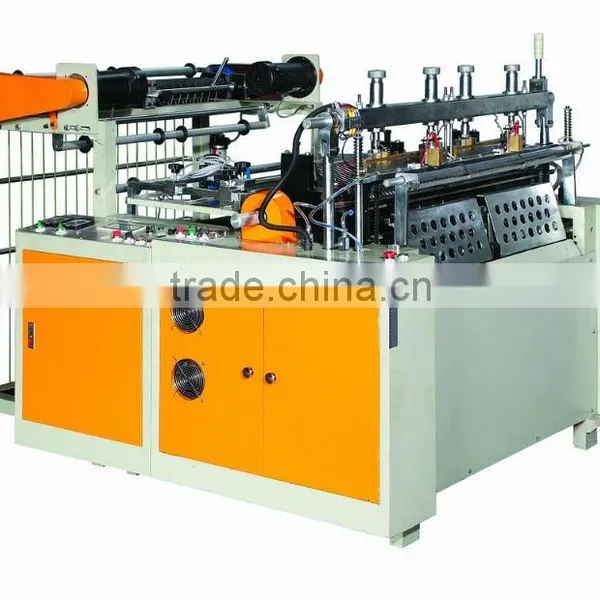 Two Line Heat Sealing and Cutting T-shirt Bag Making Machine