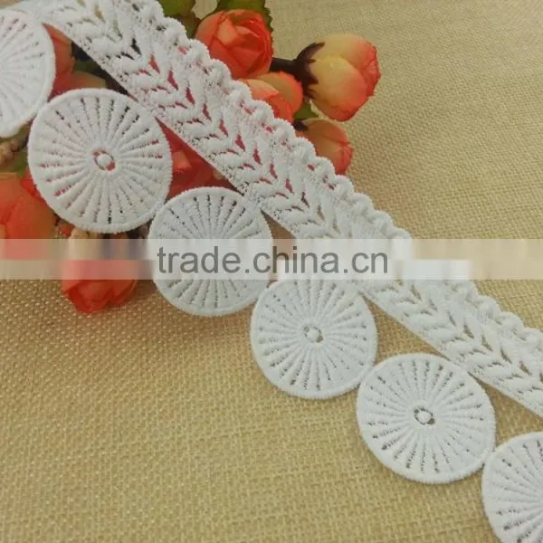 100% Emboridery Cotton Lace for Ladies Dress --- H1671 Quality Choice photo-5