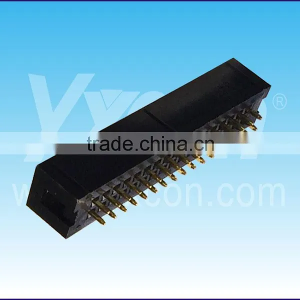 Dongguan Supplier 2.54mm Pitch UL Certificate Straight Dual Row Box Header Connector photo-3