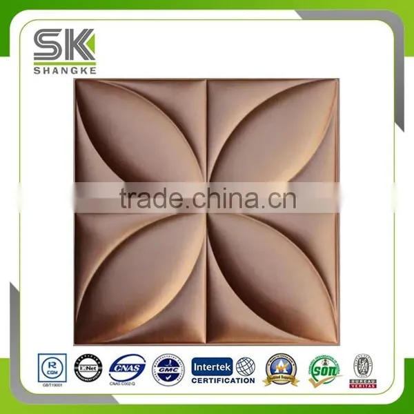 Eco Friendly PU Leather Material Interior Decorative Wall Panel photo-6