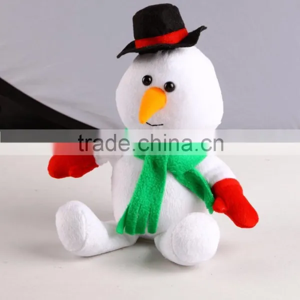 Flapping Snowman With Scarf and Hat