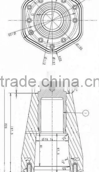 Supply High Voltage Epoxy Resin 52kv Cable Bushing Insulator photo-3