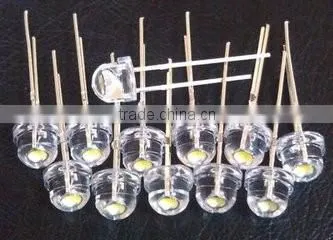 DY Red and Green BI-COLOR LED Diode 3MM Round With Domed Top Light Emitting Diode ( Lens Color Diffused White ) photo-3