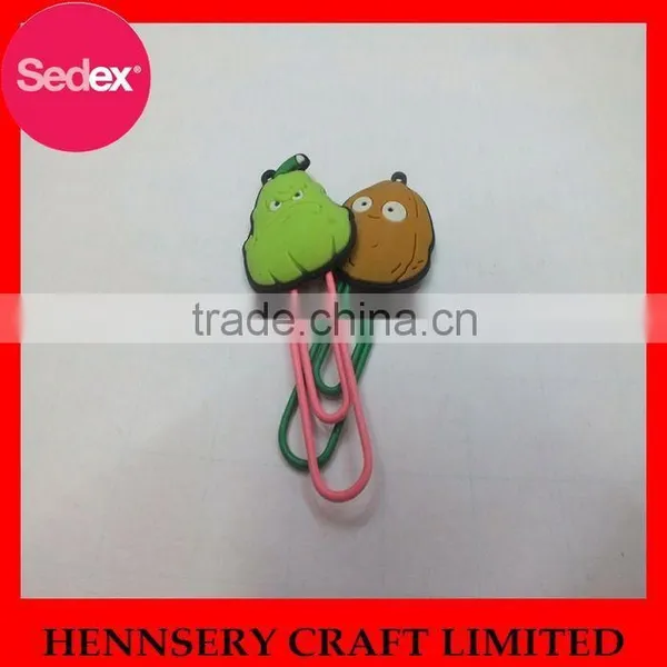 Smile Face PVC Bookmark and Airplane Shape Paper Clip photo-4