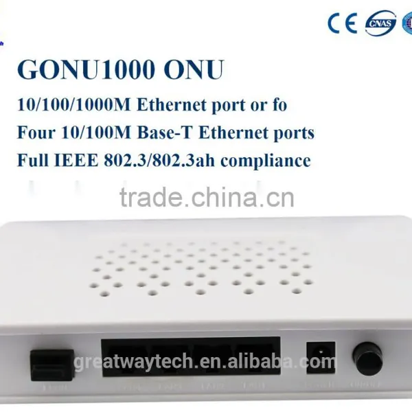 GONU1000 ONU Fiber Home Epon|Gepon| Onu | Ont|olt| Optical Transmitter|Optical Network GEPON ONU