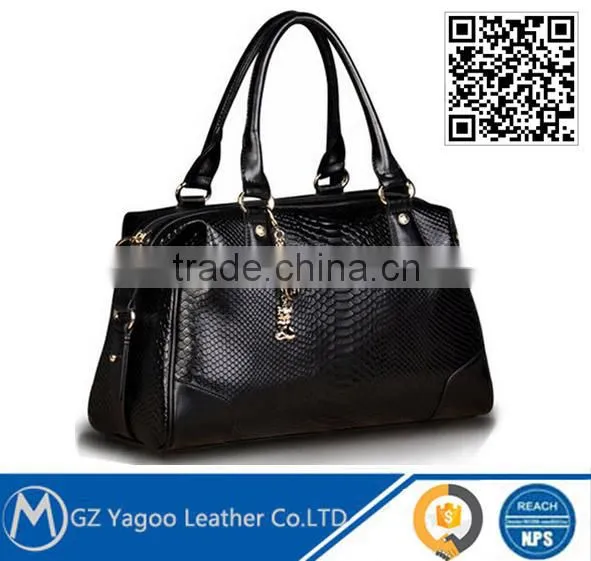 2016 Black Python Leather Women Bags photo-4
