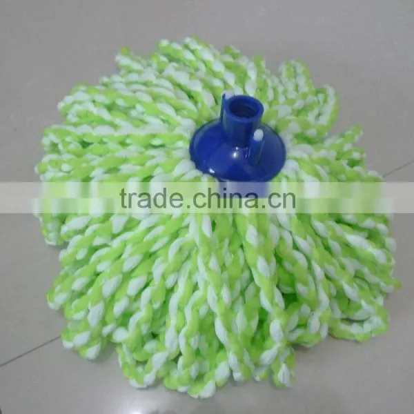 Round Head Floor Microfiber Mop Head photo-4