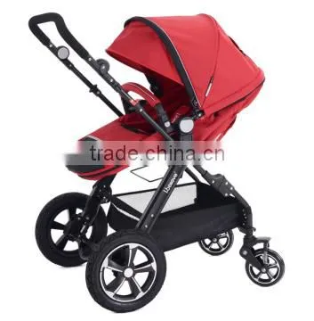 Aluminum Alloy Frame Air Free Wheel Baby Buggy 3 in 1with EN1888/ASTM photo-2