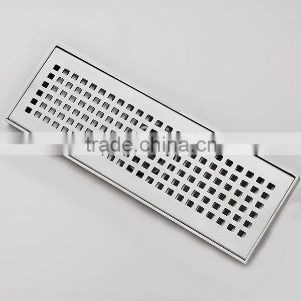 Stainless Steel Linear Shower Floor Drain With Wedge Wire Grate photo-4