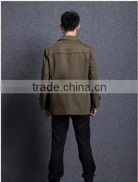 Manufacturers Selling Man Paragraph Dust Coat Grows in the Spring and Autumn Period and the New Lapel Leisure Fashion Personali photo-4