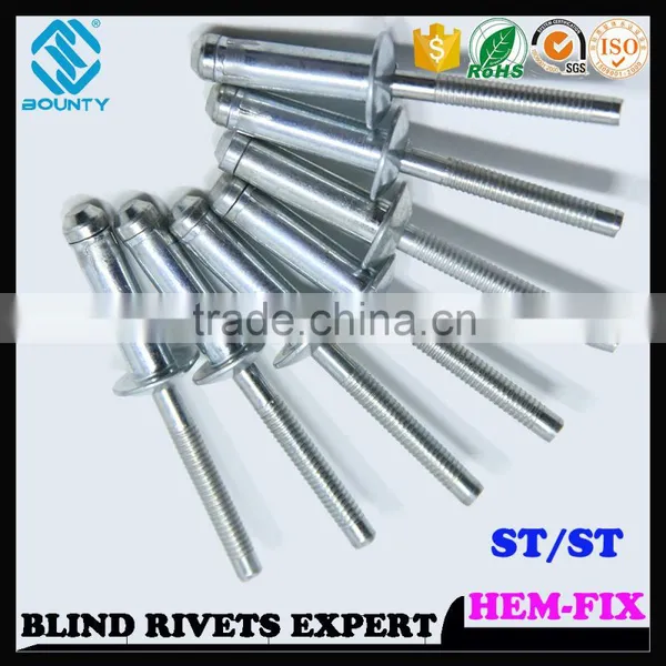 DOME HEAD STRUCTURAL INTER-LOCK RIVETS photo-6