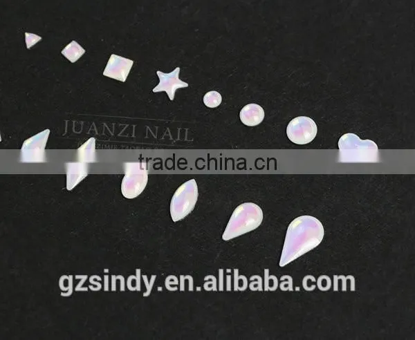 Best Price ! Bling Bling White Opal Hotfix Stones Wholesale ZX:SZ578 photo-2
