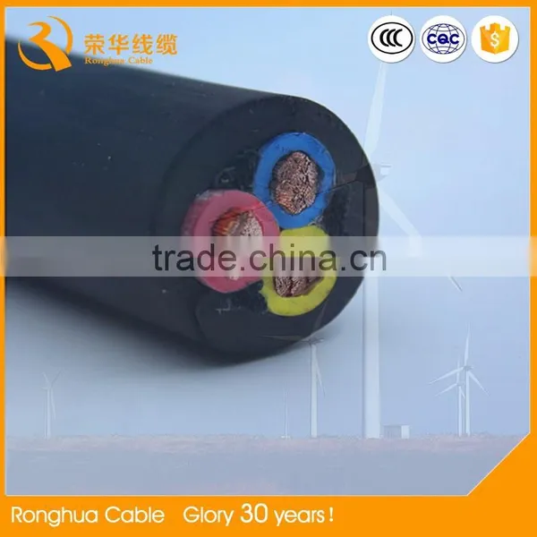 no Smoke Small Resistance Multi Copper Core Conductor Welding Rubber Cable photo-4