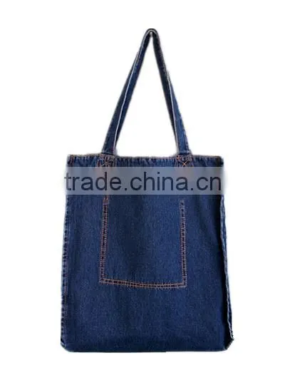 New Style Blue Jeans Handbag for Young Girls