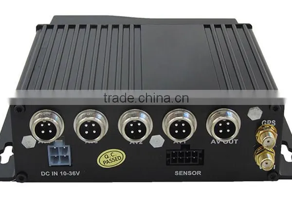 Professional Vehicle Monitoring 4CH Sd Card Mobile DVR With Free Client Software photo-4