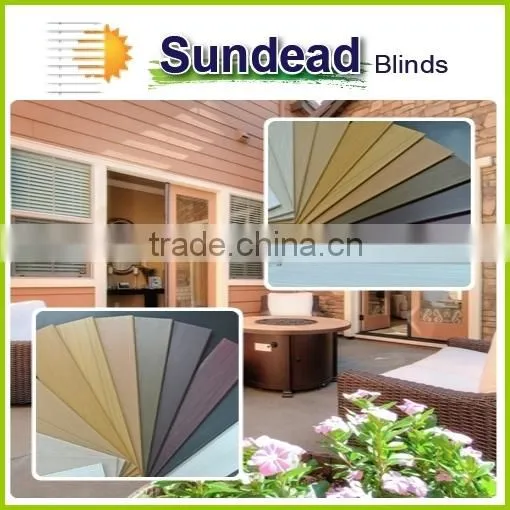 Customized Size Decorative Faux Wood Venetian Window Blinds, Office Curtain and Blinds photo-2