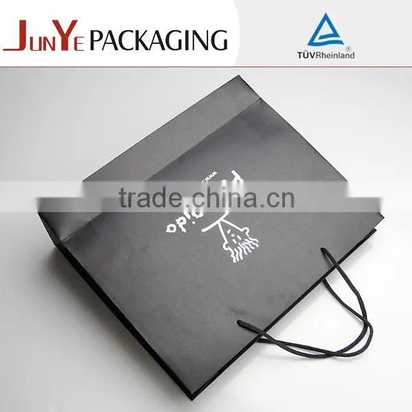 Wholesale Matte Back Lamination Logo Printed Custom Brand Name Folding Recycled Paper Shopping Bag photo-3