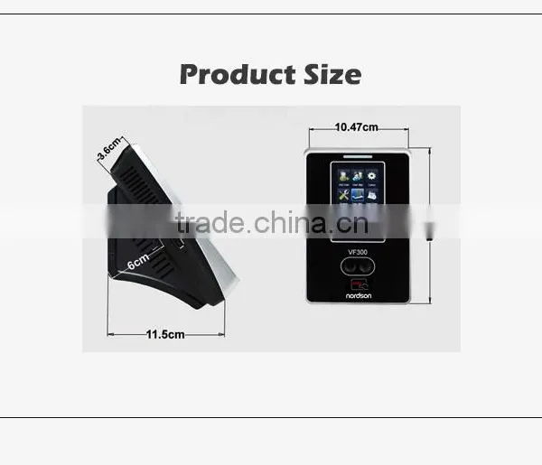 VF400 Face & RFID Time Attendance Terminal With WiFi, 3" Touch Screen photo-4