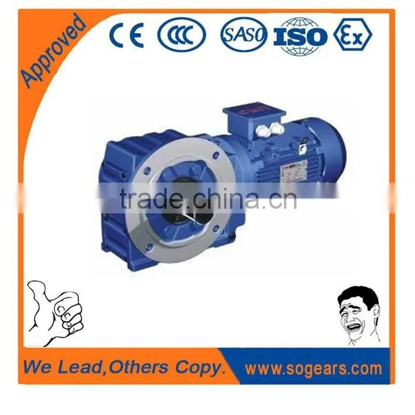 Flexibility Helical Worm Geared Motors Geared Reducers photo-3