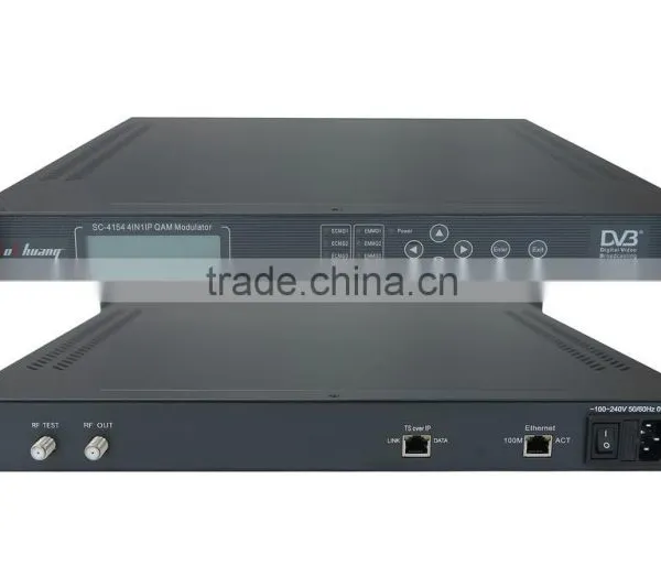 SC-4154 ip Qam Modulator With Scrambler 4in1 / IP to DVB-C photo-2