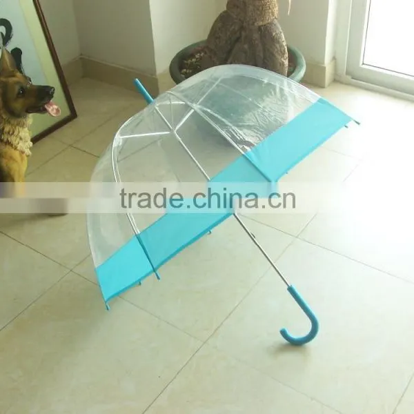 23''*8 POE Apollo Cheap Custom Clear Umbrella,POE Transparent Umbrella photo-5
