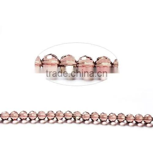 Crystal glass Loose Beads Material Faceted crystal beads
