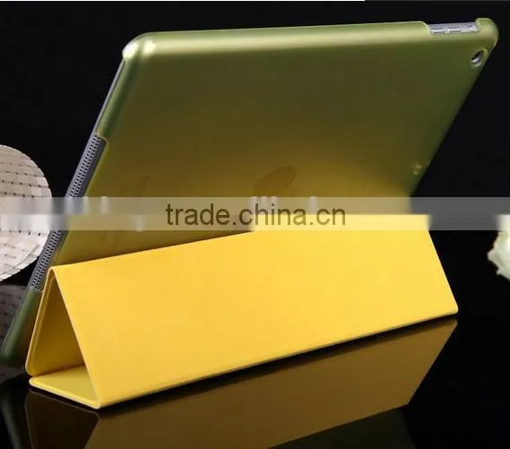 2014 New Products Tri-Fold Sleep Smart Case Matte Cover Stand Holder For Apple IPad 5 5th IPad AirD0106 photo-3
