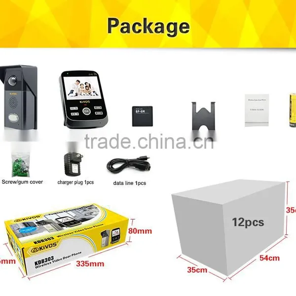 Wireless Motion Sensor Doorbell Ntercom Long Distance Wireless Door Phone photo-4
