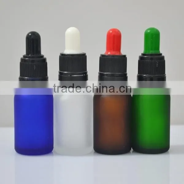 Frosted Blue Glass Bottle 100ml With Childroof Cap/tamperproof Cap/tamper Childproof Cap