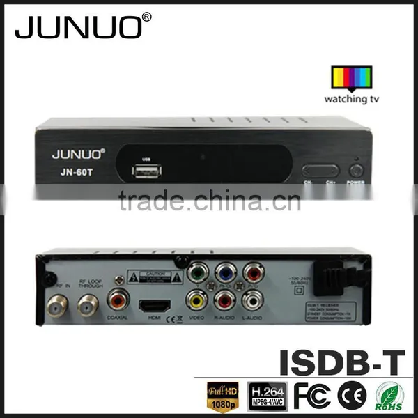 JUNUO Shenzhen Manufacture OEM Cheap Quality hd 1080p H.264 Mstar tv Tuner Brazil Digital tv Receiver Isdb-t photo-3