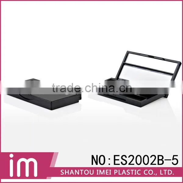 Newest Eyeshadow Packaging Square Black Plastic Containers photo-2