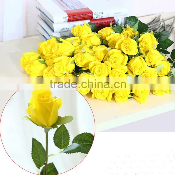 Wholesale Rose Flower Artificial Flowers Artificial Wedding Cheap Artificial Red Rose Flower pu Artificial Flower Rose Flower photo-5