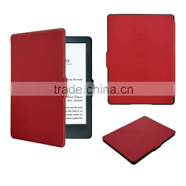 New Arrival Ultra Slim Wake-Sleep Function PU Leather Case for 2016 New Kindle 8th Generation 6 Inch E-Reader photo-4