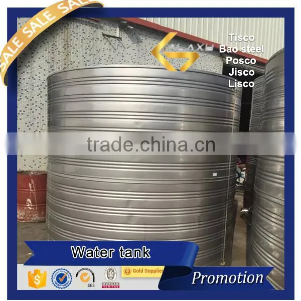 SUS 304 316 Grp Water Tank